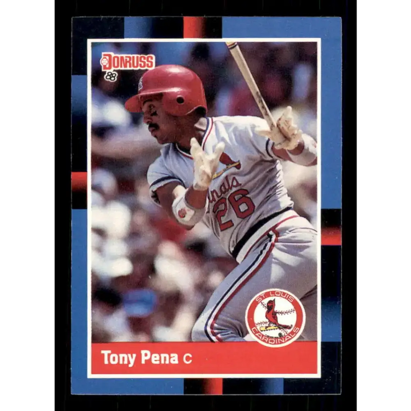 1988 Donruss #170 Tony Pena EX St. Louis Cardinals Baseball Card - Baseball Card Single