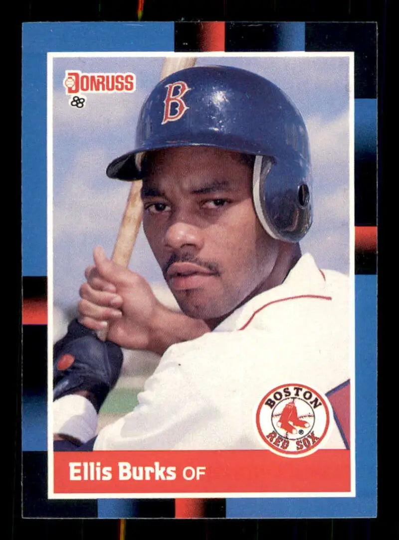 1988 Donruss #174 Ellis Burks NM-MT RC Rookie Boston Red Sox Baseball Card - Baseball Card Single
