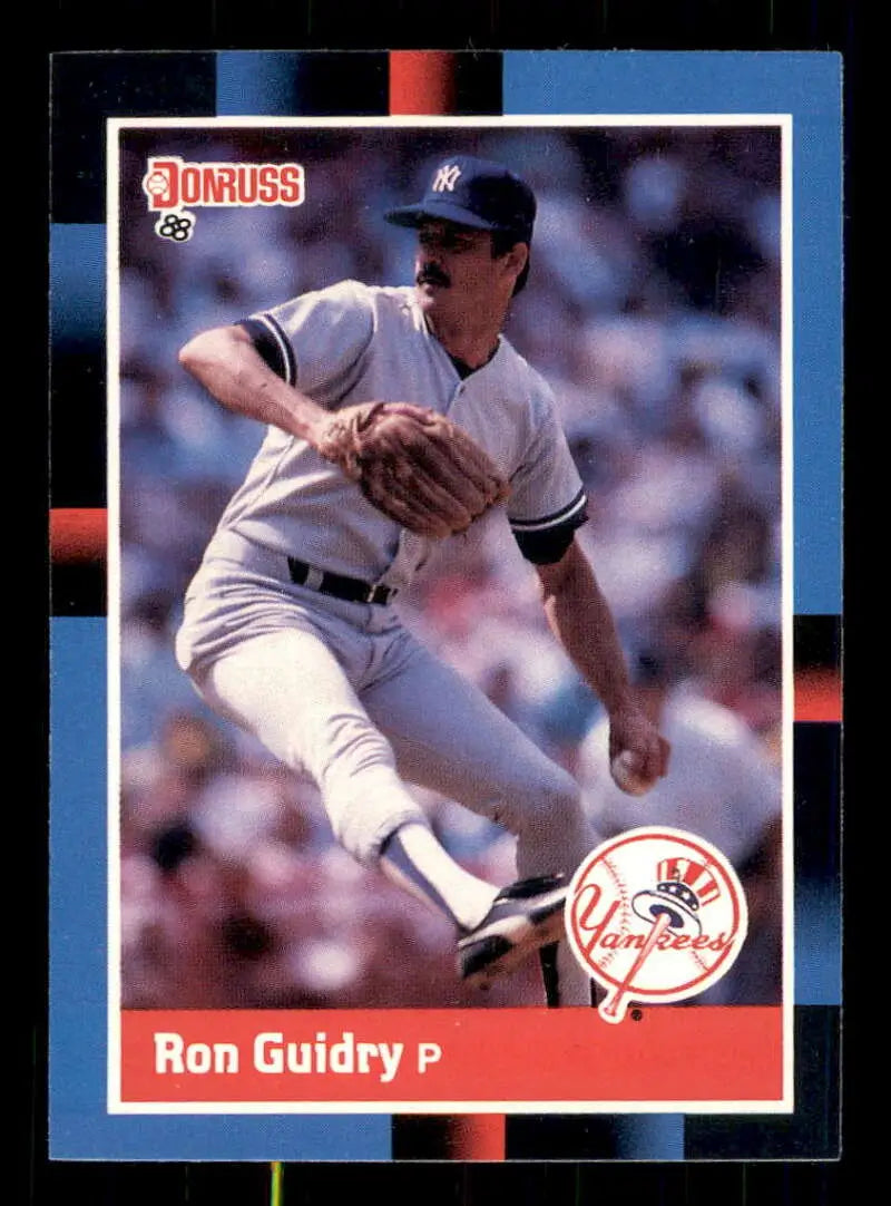 1988 Donruss #175 Ron Guidry NM-MT New York Yankees Baseball Card - Baseball Card Single