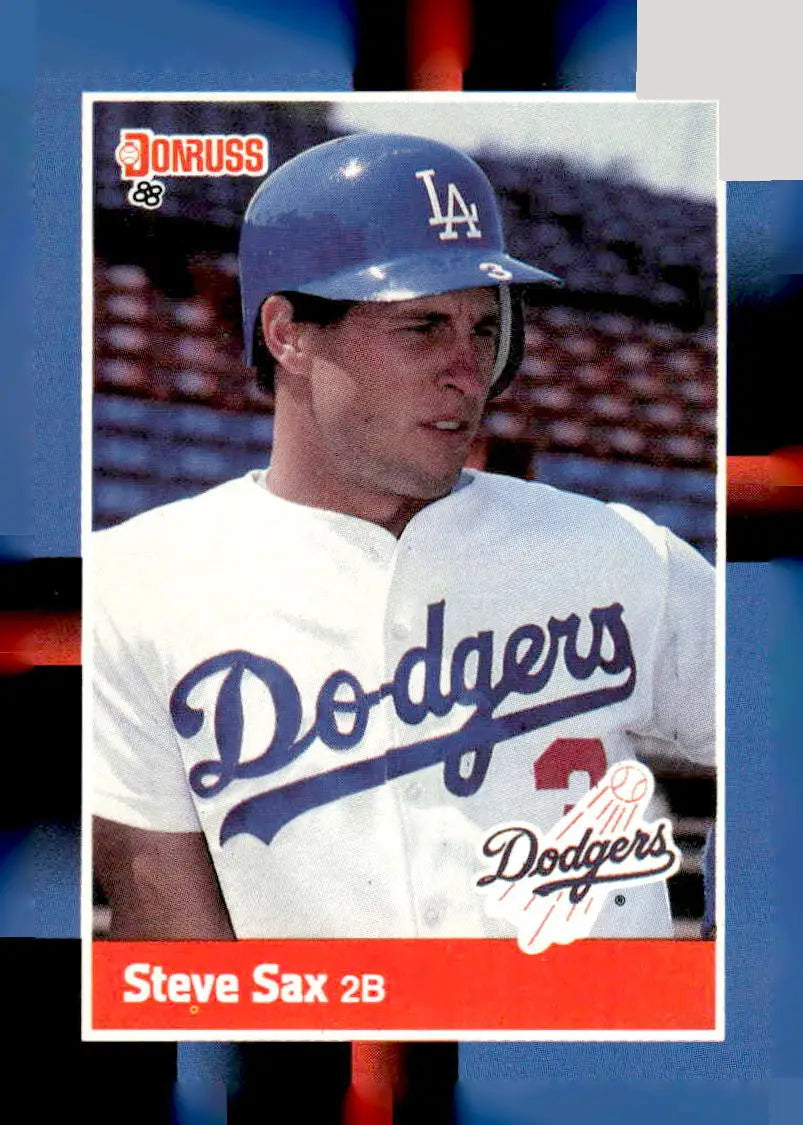 1988 Donruss #176b Steve Sax - Baseball Card Single