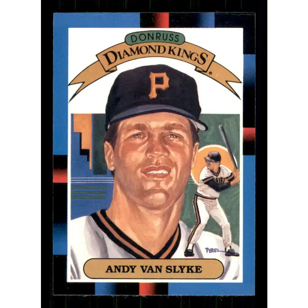 1988 Donruss #18 Andy Van Slyke DK EX Pittsburgh Pirates Baseball Card - Baseball Card Single