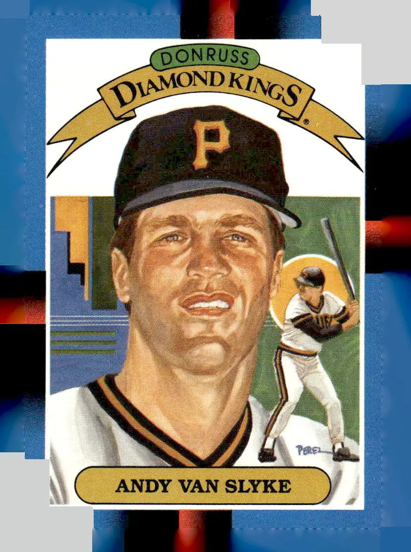 Vintage 1988 Donruss Andy Van Slyke baseball card collectible featuring Andy Van Slyke