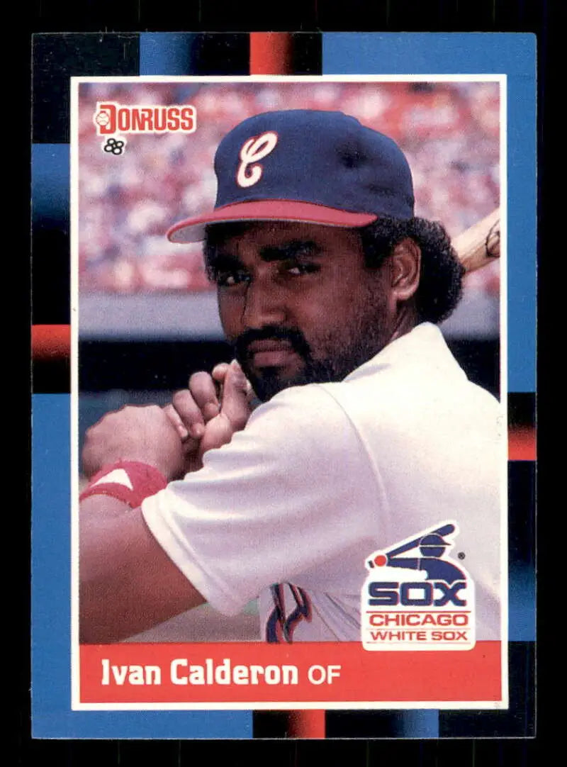 1988 Donruss #182 Ivan Calderon NM-MT Chicago White Sox Baseball Card - Baseball Card Single