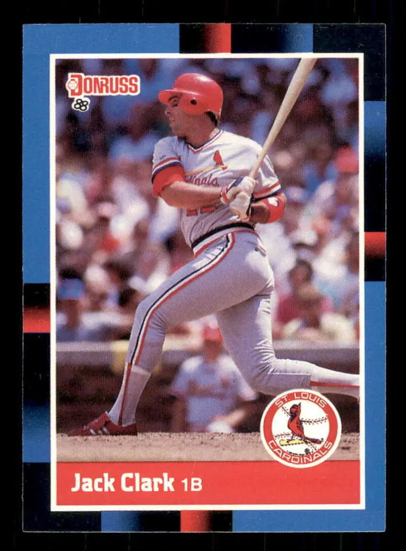 1988 Donruss #183 Jack Clark NM-MT St. Louis Cardinals Baseball Card - Baseball Card Single