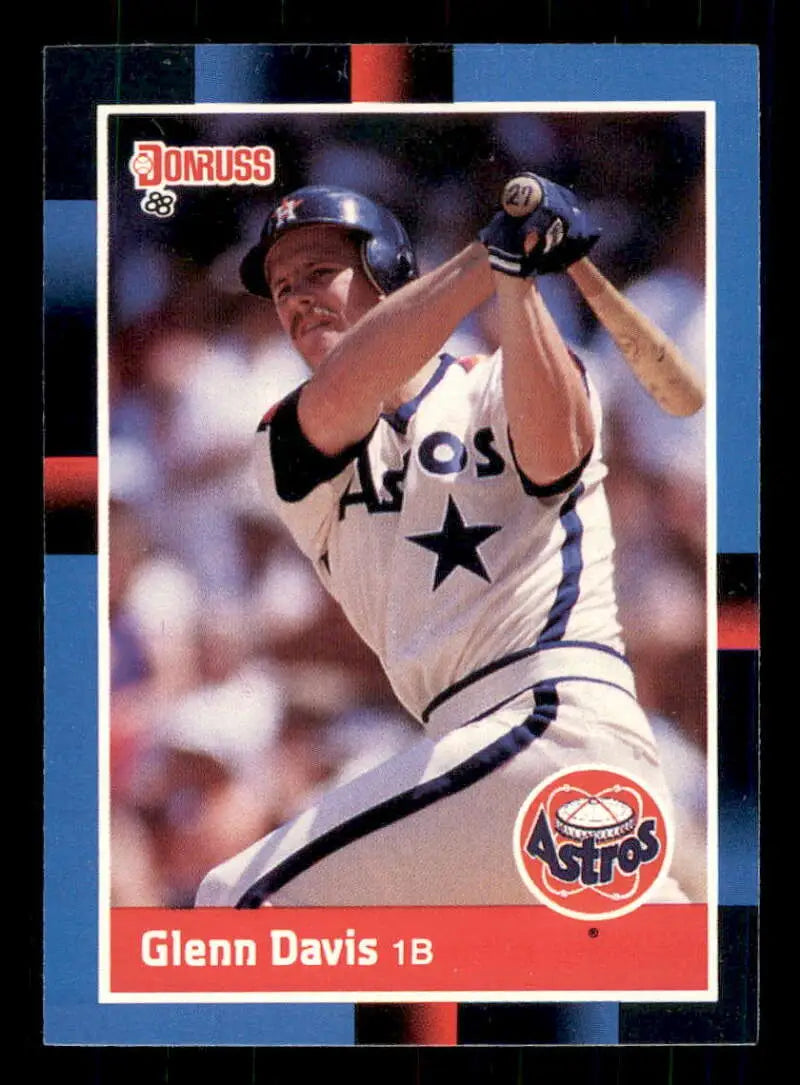 1988 Donruss #184 Glenn Davis NM-MT Houston Astros Baseball Card - Baseball Card Single