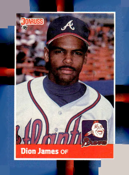 1988 Donruss baseball card of Dion James 190b Dion James collectible sports card