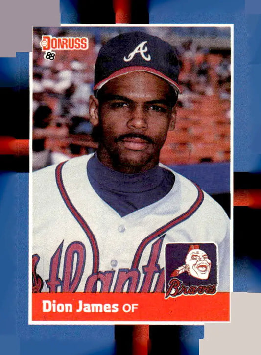1988 Donruss baseball card of Dion James 190b Dion James collectible sports card