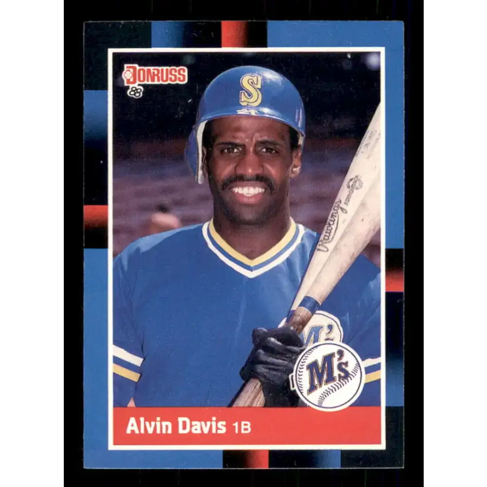 1988 Donruss #193 Alvin Davis EX Seattle Mariners Baseball Card - Baseball Card Single