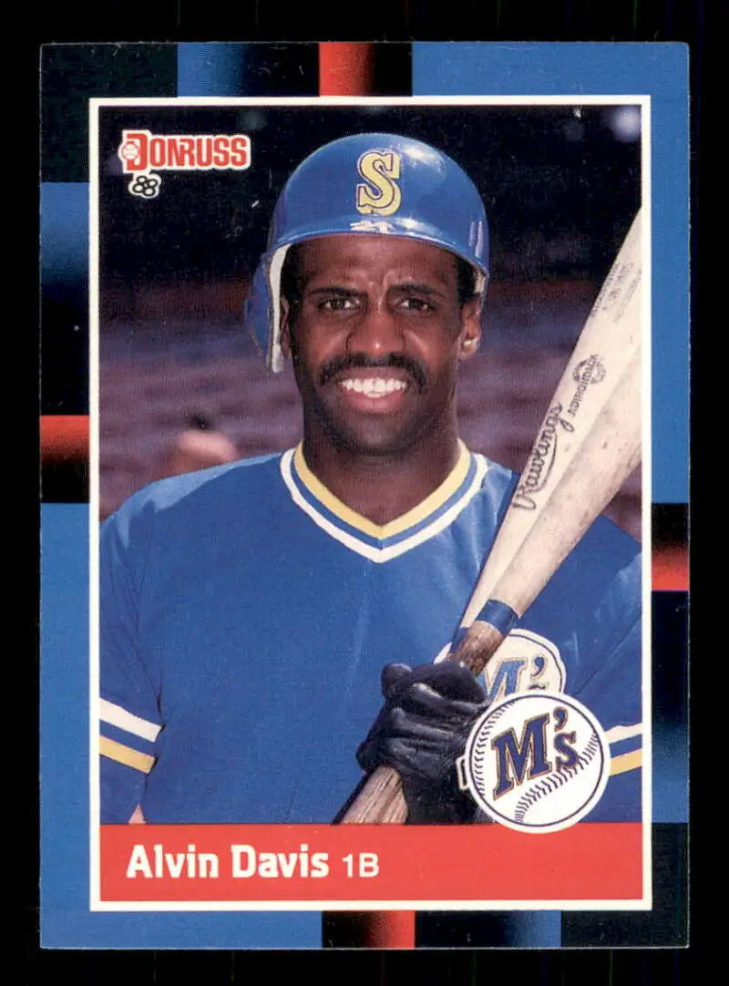 1988 Donruss #193 Alvin Davis NM-MT Seattle Mariners Baseball Card - Baseball Card Single