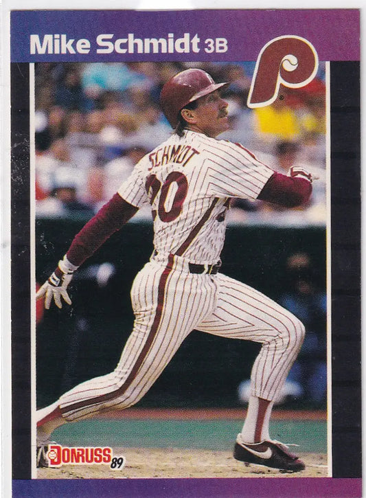1988 DONRUSS #193 MIKE SCHMIDT- PHILADELPHIA PHILLIES - Baseball Card Single