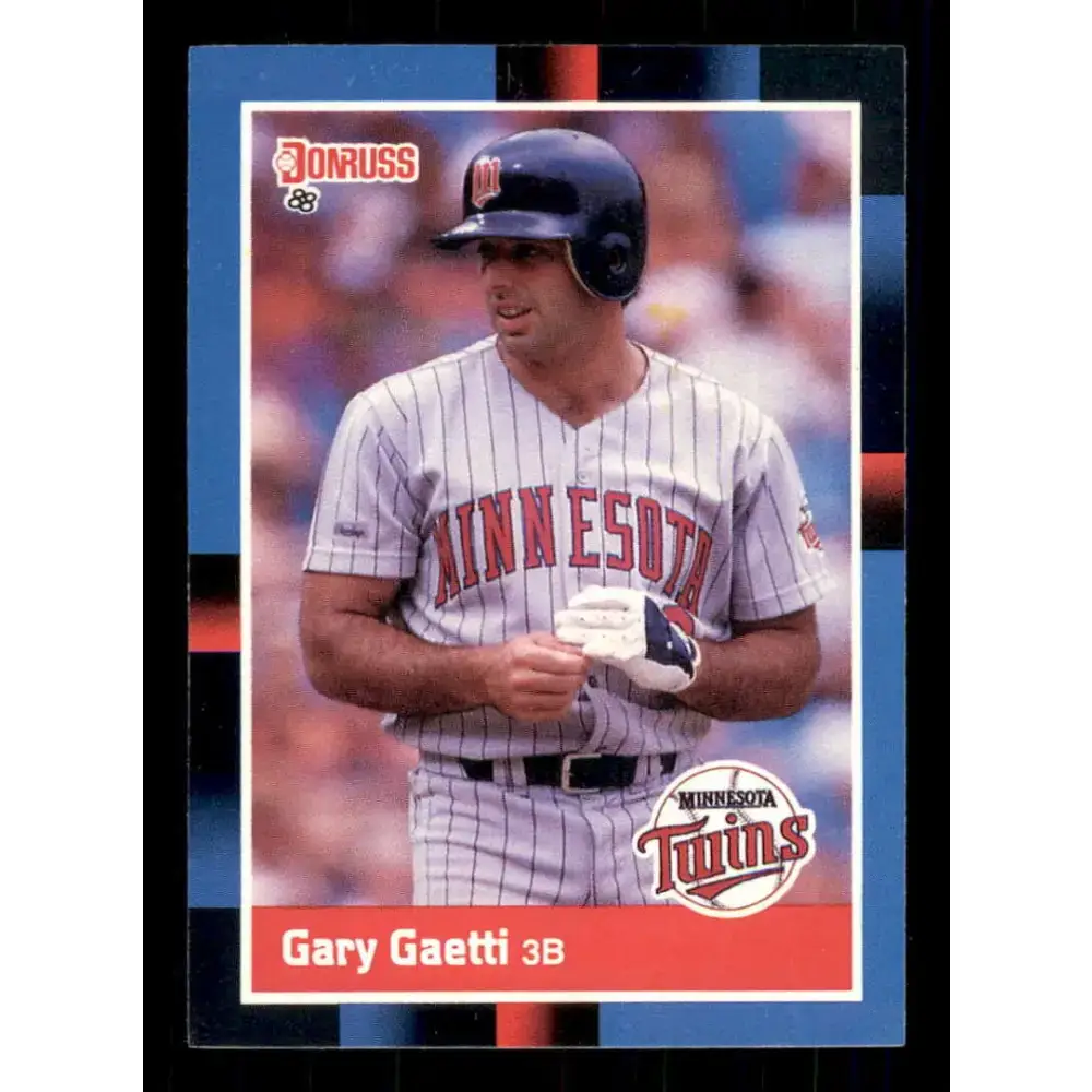 1988 Donruss #194 Gary Gaetti EX Minnesota Twins Baseball Card - Baseball Card Single