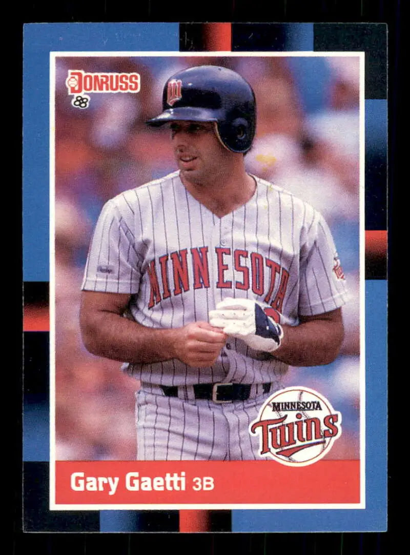 1988 Donruss #194 Gary Gaetti NM-MT Minnesota Twins Baseball Card - Baseball Card Single