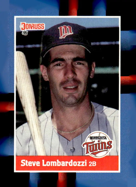 1988 Donruss Steve Lombardozzi baseball card, #196, collectible Lombardozzi baseball card