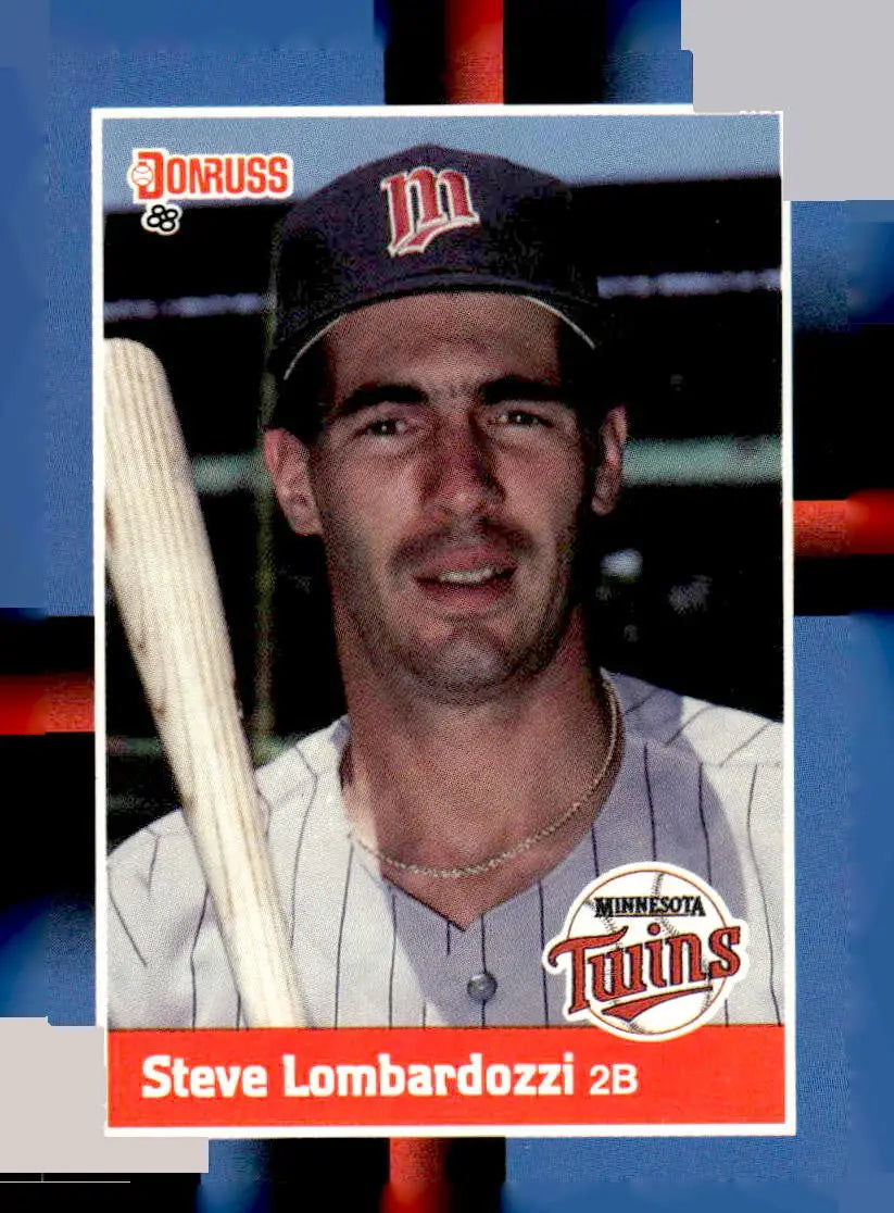 1988 Donruss Steve Lombardozzi 2B baseball card in 1988 Donruss #196b Steve Lombardozzi