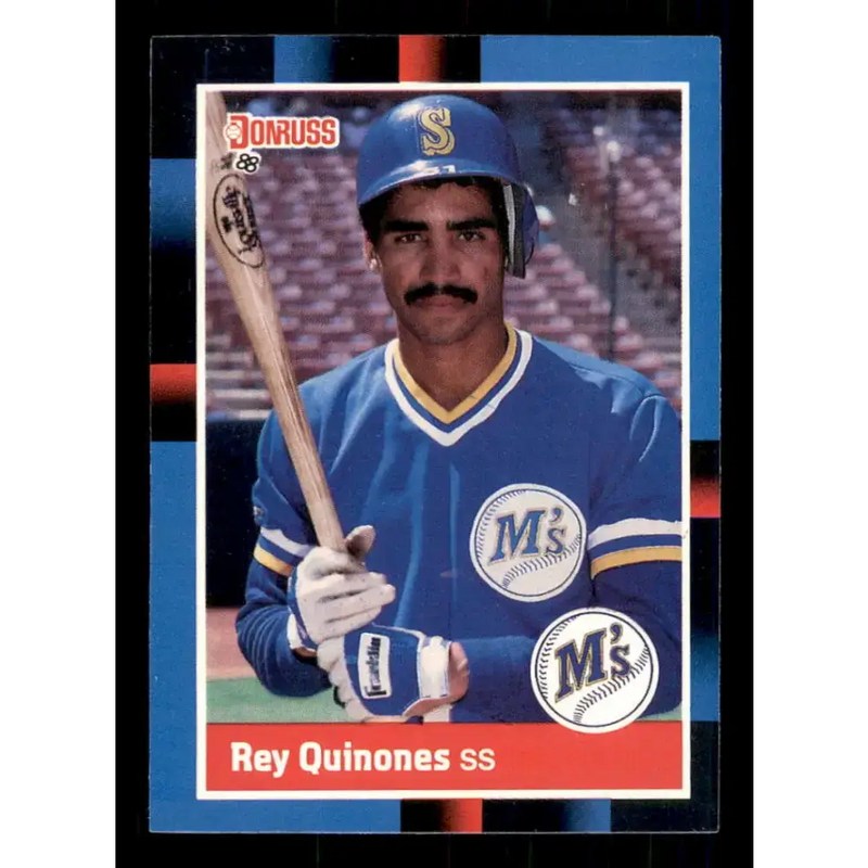 1988 Donruss #198 Rey Quinones EX Seattle Mariners Baseball Card - Baseball Card Single