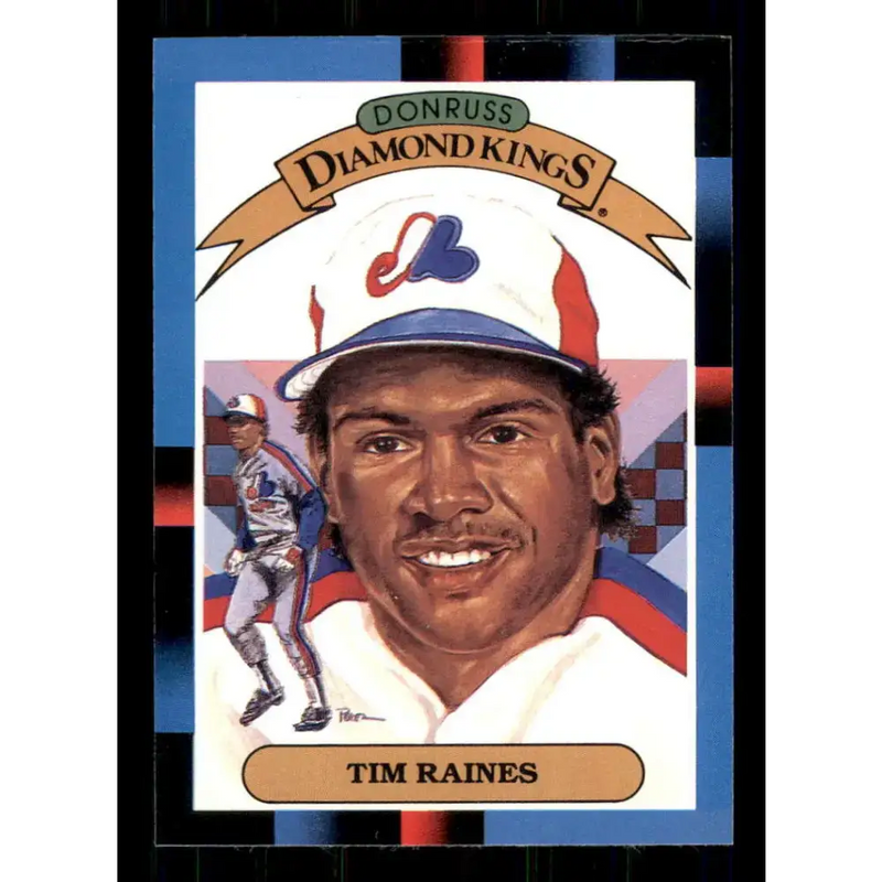 1988 Donruss #2 Tim Raines DK EX Montreal Expos Baseball Card - Baseball Card Single