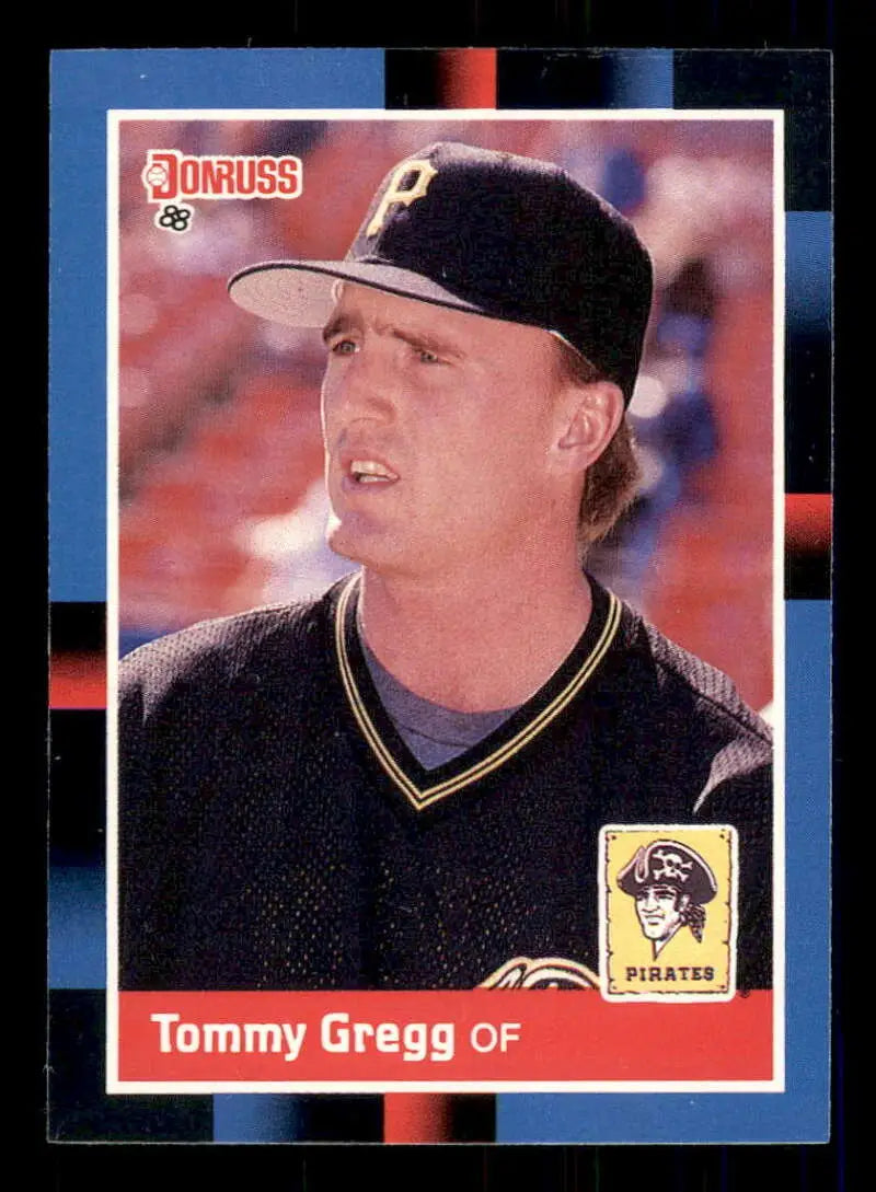 1988 Donruss #203 Tommy Gregg NM-MT Pittsburgh Pirates Baseball Card - Baseball Card Single