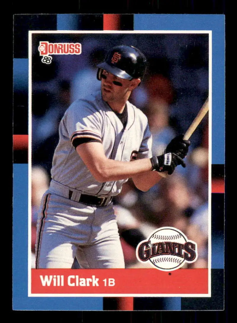 1988 Donruss #204 Will Clark NM-MT San Francisco Giants Baseball Card - Baseball Card Single