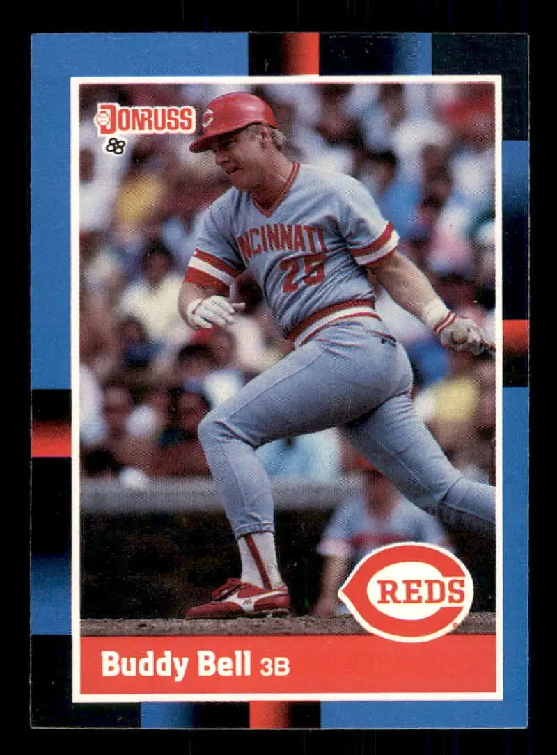 1988 Donruss #206 Buddy Bell NM-MT Cincinnati Reds Baseball Card - Baseball Card Single