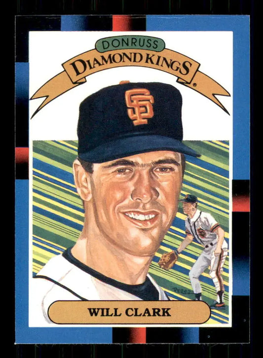 1988 Donruss #21 Will Clark NM-MT San Francisco Giants Baseball Card - Baseball Card Single