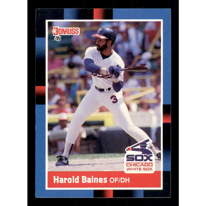 1988 Donruss #211 Harold Baines EX Chicago White Sox Baseball Card Image 1