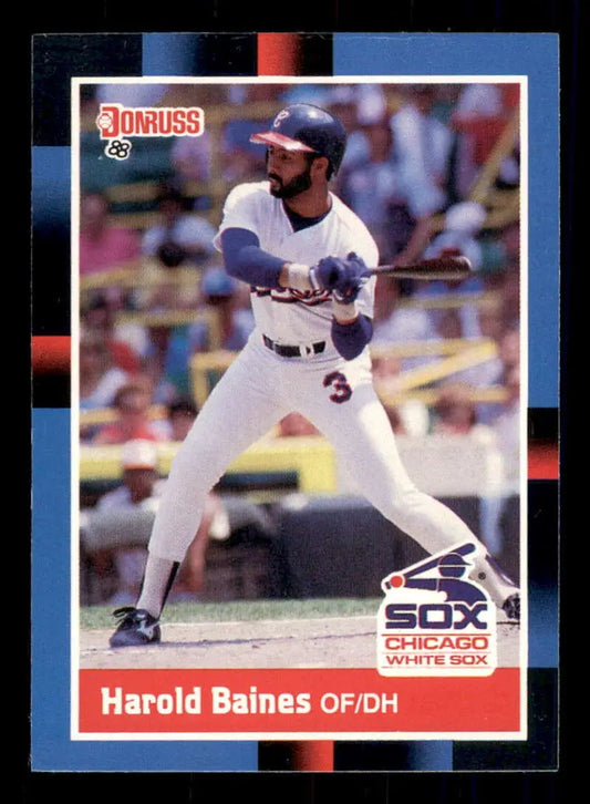 1988 Donruss #211 Harold Baines NM-MT Chicago White Sox Baseball Card - Baseball Card Single