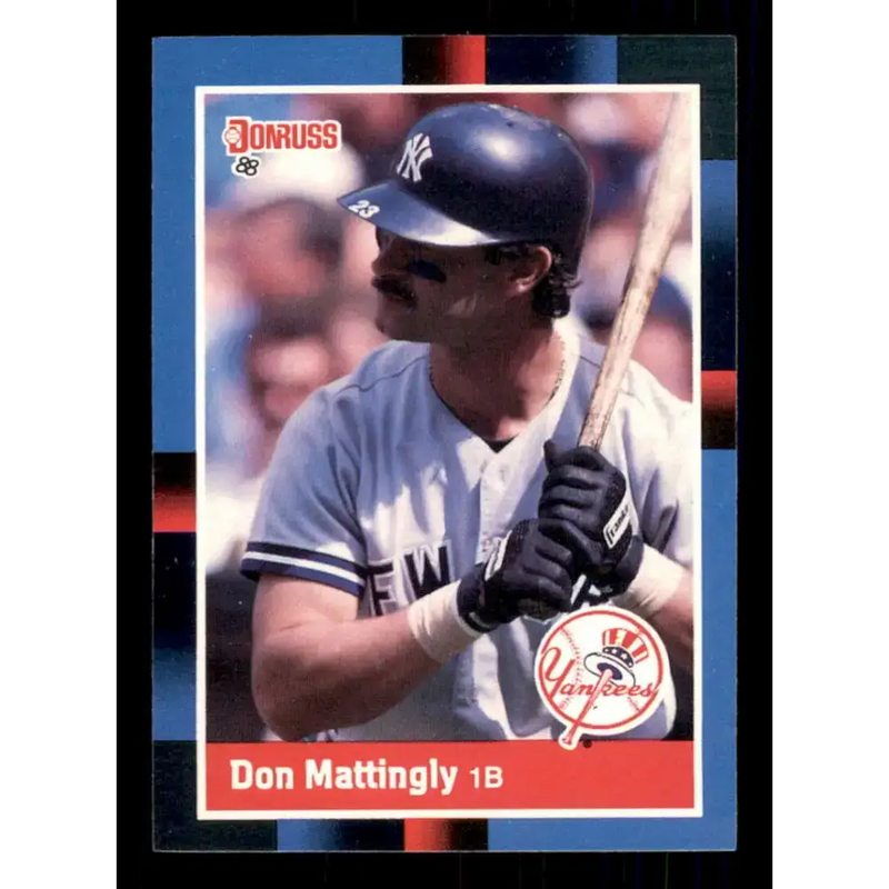 1988 Donruss #217 Don Mattingly EX New York Yankees Baseball Card - Baseball Card Single