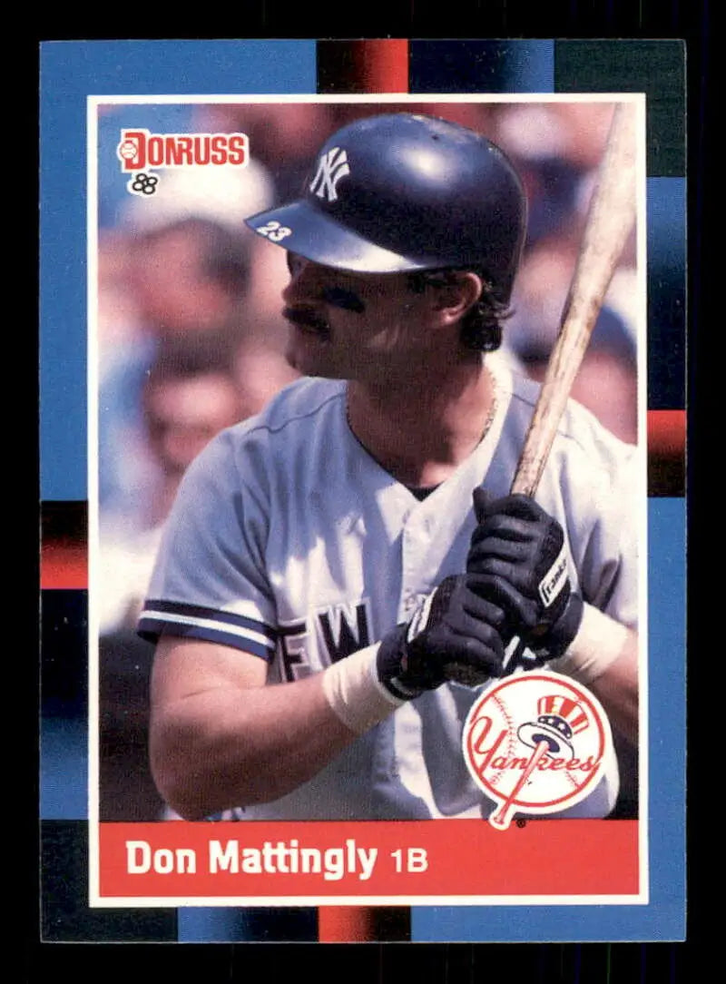 1988 Donruss #217 Don Mattingly NM-MT New York Yankees Baseball Card - Baseball Card Single
