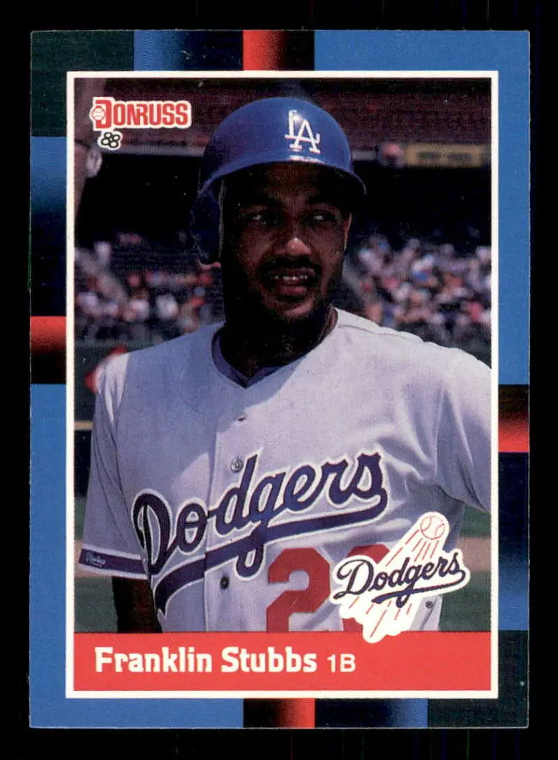 1988 Donruss #218 Franklin Stubbs NM-MT Los Angeles Dodgers Baseball Card - Baseball Card Single