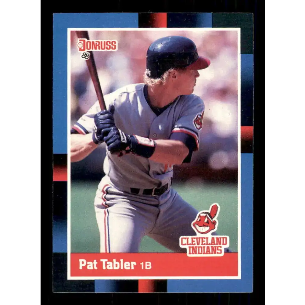 1988 Donruss #219 Pat Tabler EX Cleveland Indians Baseball Card - Baseball Card Single