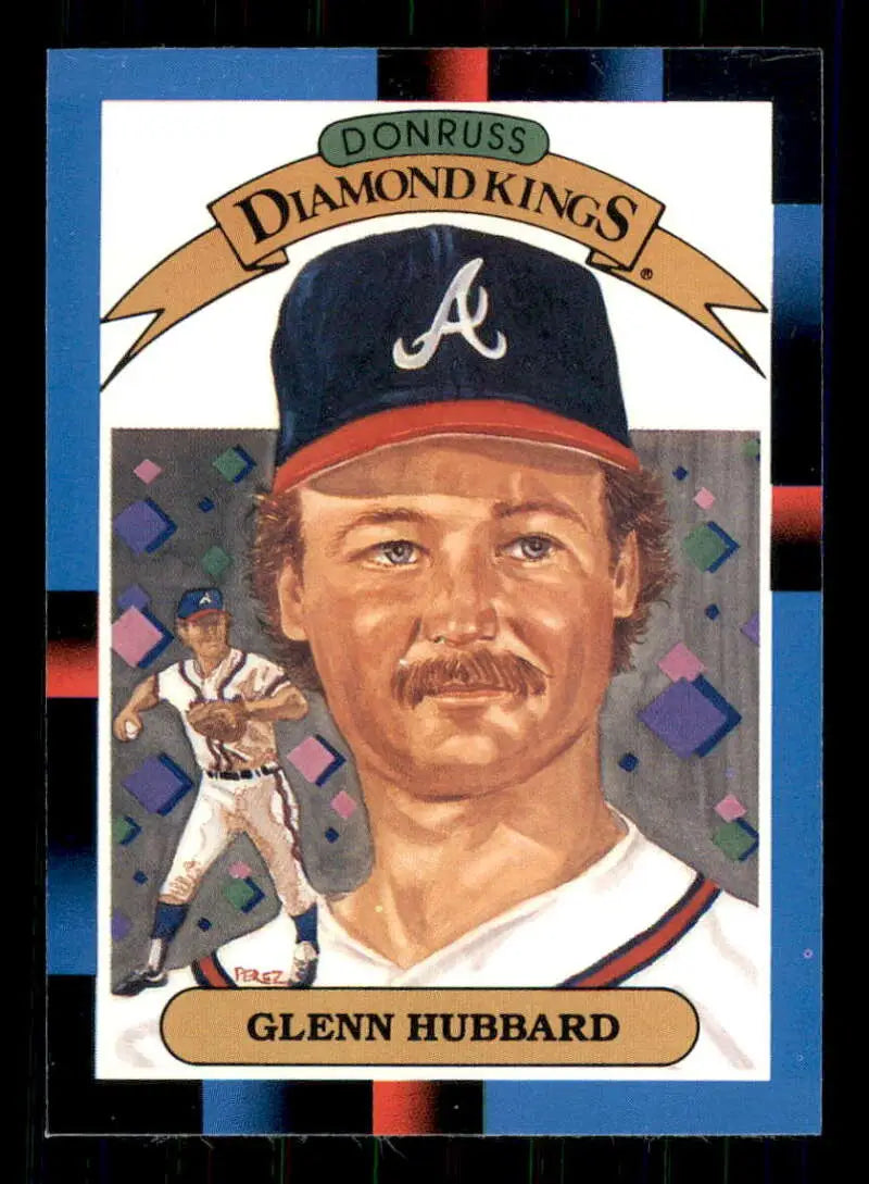 1988 Donruss #22 Glenn Hubbard NM-MT Atlanta Braves Baseball Card - Baseball Card Single