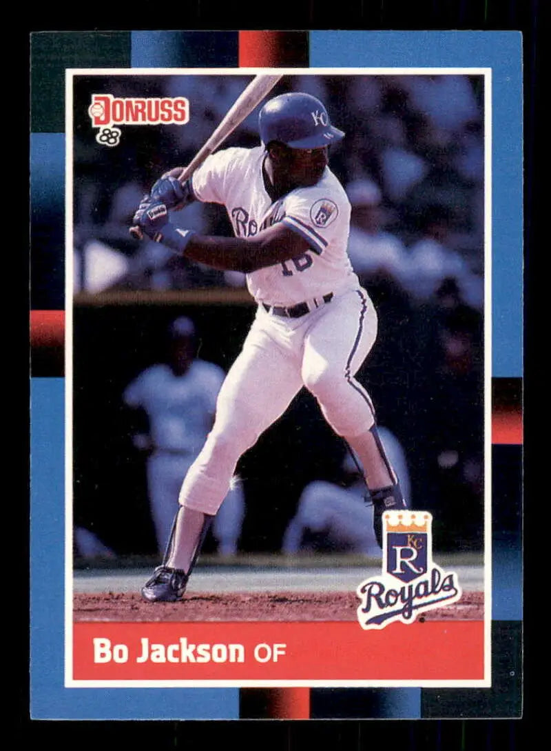 1988 Donruss #220 Bo Jackson NM-MT Kansas City Royals Baseball Card - Baseball Card Single