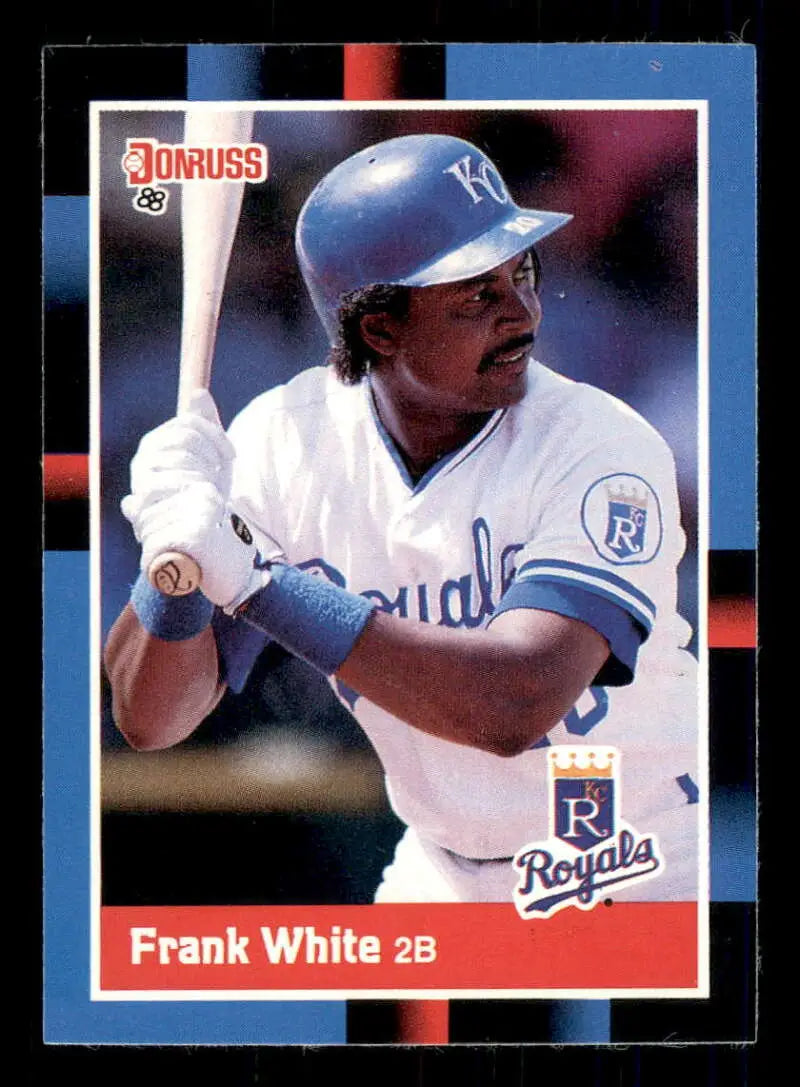 1988 Donruss #225 Frank White NM-MT Kansas City Royals Baseball Card - Baseball Card Single