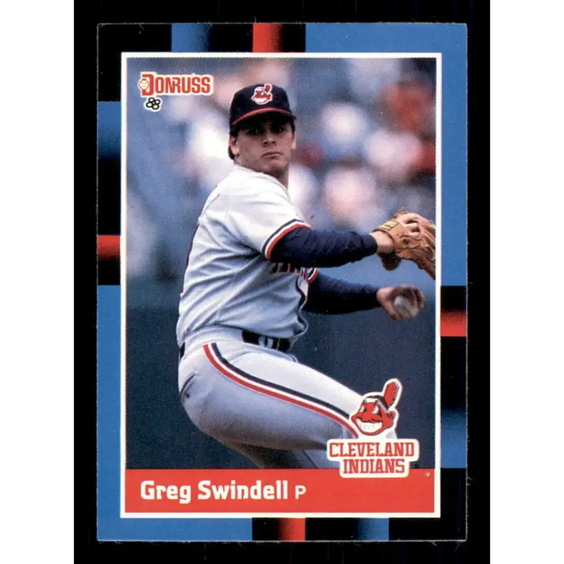 1988 Donruss #227 Greg Swindell EX Cleveland Indians Baseball Card - Baseball Card Single