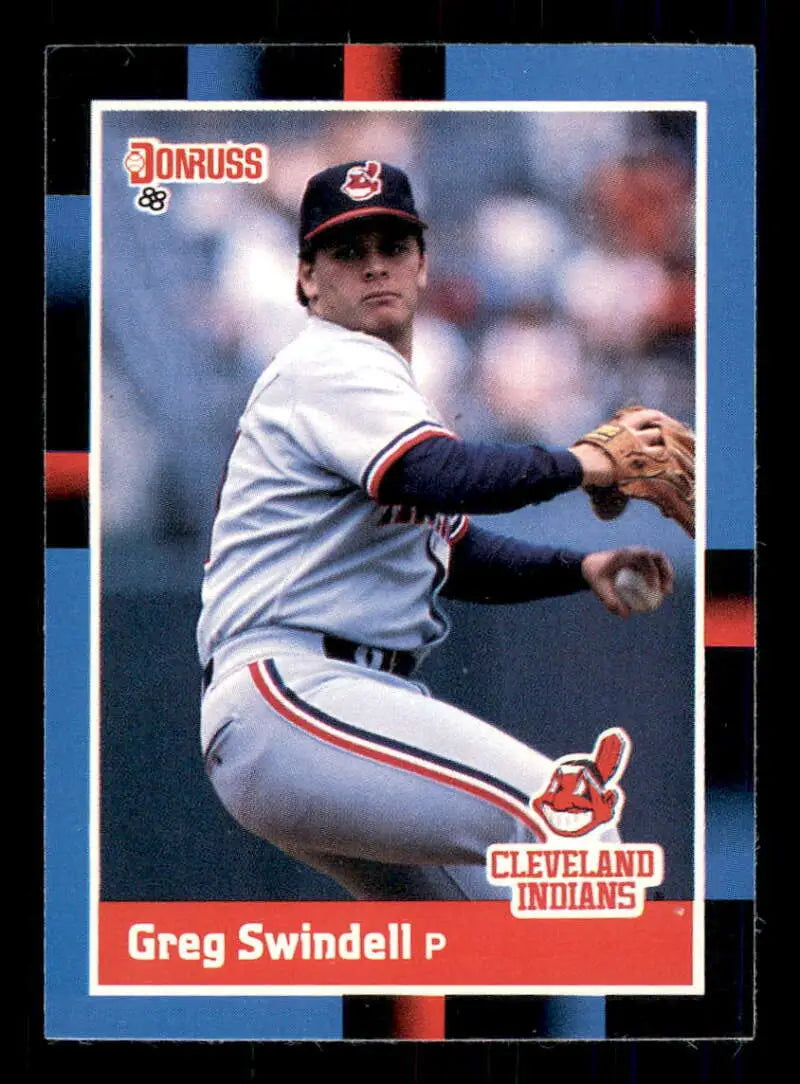 1988 Donruss #227 Greg Swindell NM-MT Cleveland Indians Baseball Card - Baseball Card Single