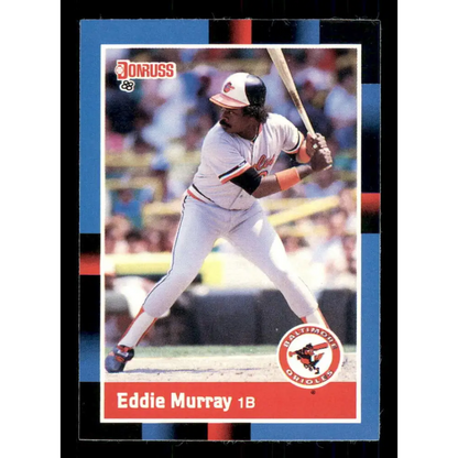1988 Donruss #231 Eddie Murray EX Baltimore Orioles Baseball Card Image 1