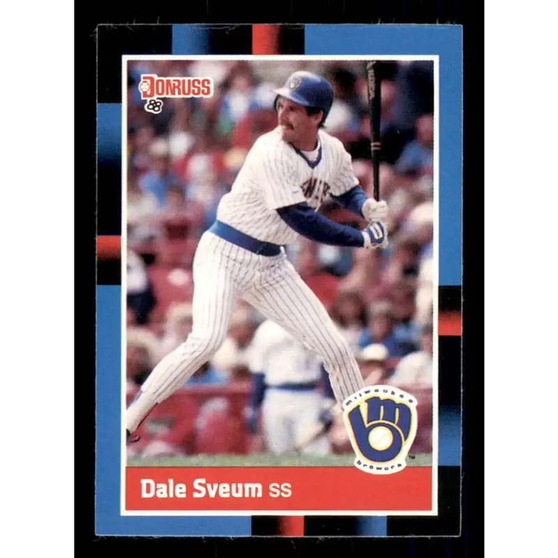 1988 Donruss #232 Dale Sveum EX Milwaukee Brewers Baseball Card - Baseball Card Single