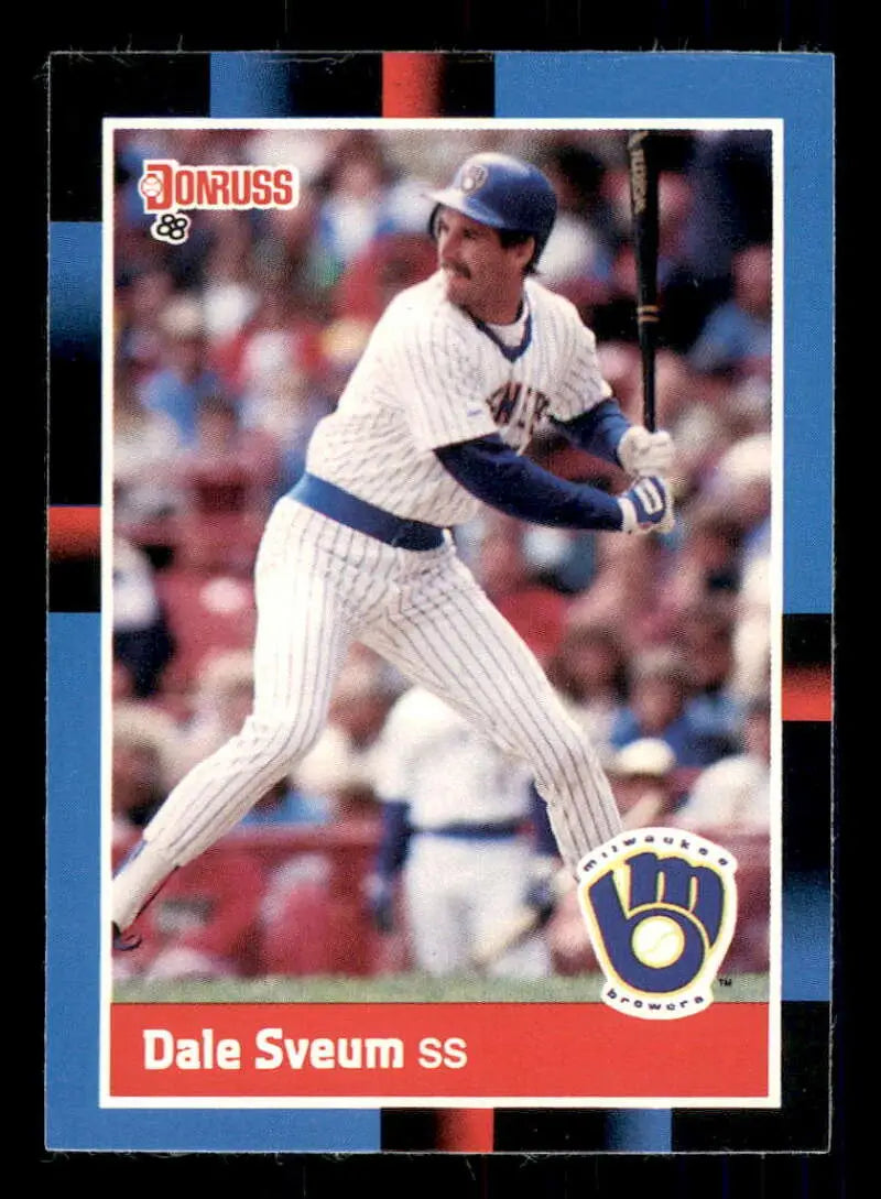 1988 Donruss #232 Dale Sveum NM-MT Milwaukee Brewers Baseball Card - Baseball Card Single