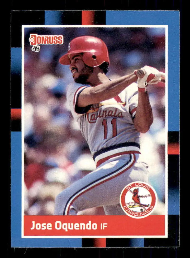 1988 Donruss #234 Jose Oquendo NM-MT St. Louis Cardinals Baseball Card - Baseball Card Single