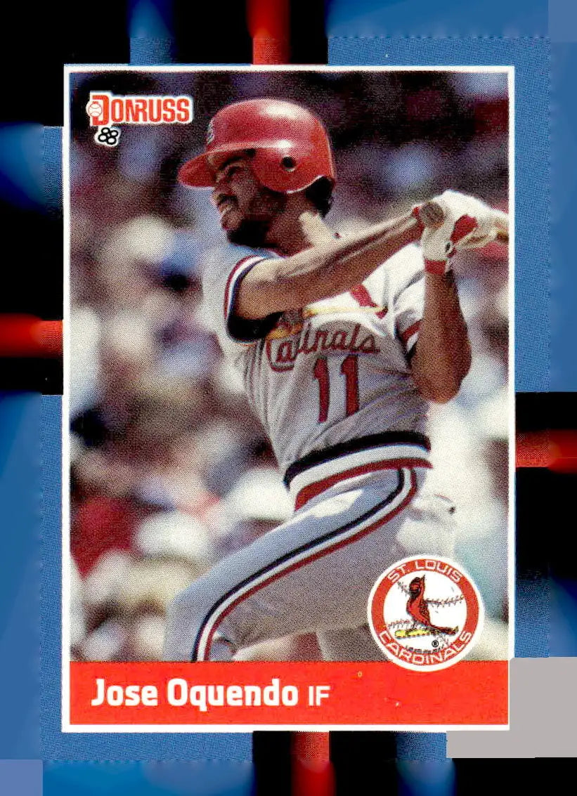 1988 Donruss Jose Oquendo baseball card 234c Jose Oquendo collectible image