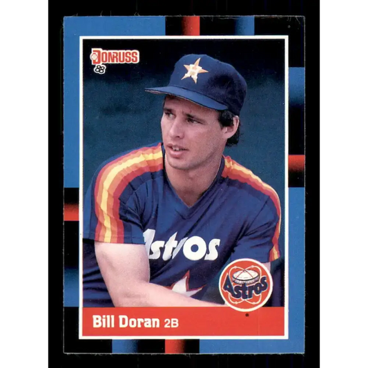 1988 Donruss #235 Bill Doran EX Houston Astros Baseball Card - Baseball Card Single