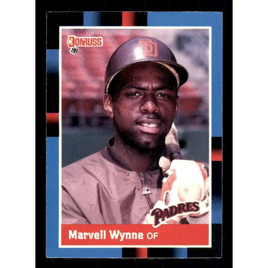 1988 Donruss #237 Marvell Wynne EX San Diego Padres Baseball Card