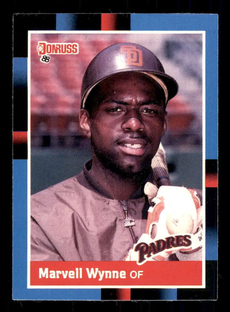 1988 Donruss #237 Marvell Wynne NM-MT San Diego Padres Baseball Card - Baseball Card Single
