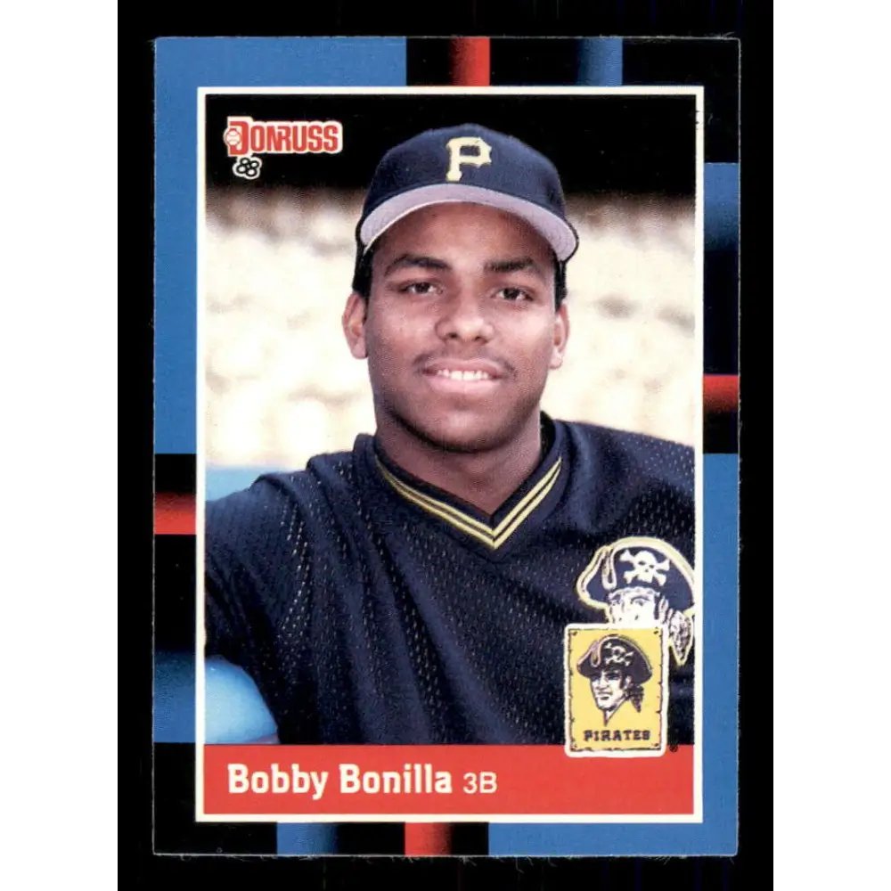 1988 Donruss #238 Bobby Bonilla EX Pittsburgh Pirates Baseball Card Image 1