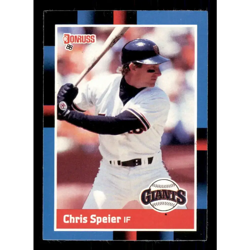 1988 Donruss #239 Chris Speier EX San Francisco Giants Baseball Card - Baseball Card Single