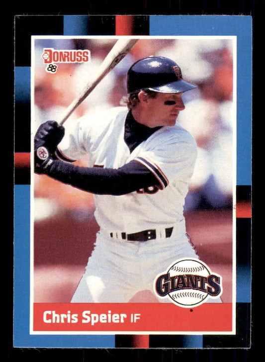 1988 Donruss #239 Chris Speier NM-MT San Francisco Giants Baseball Card - Baseball Card Single