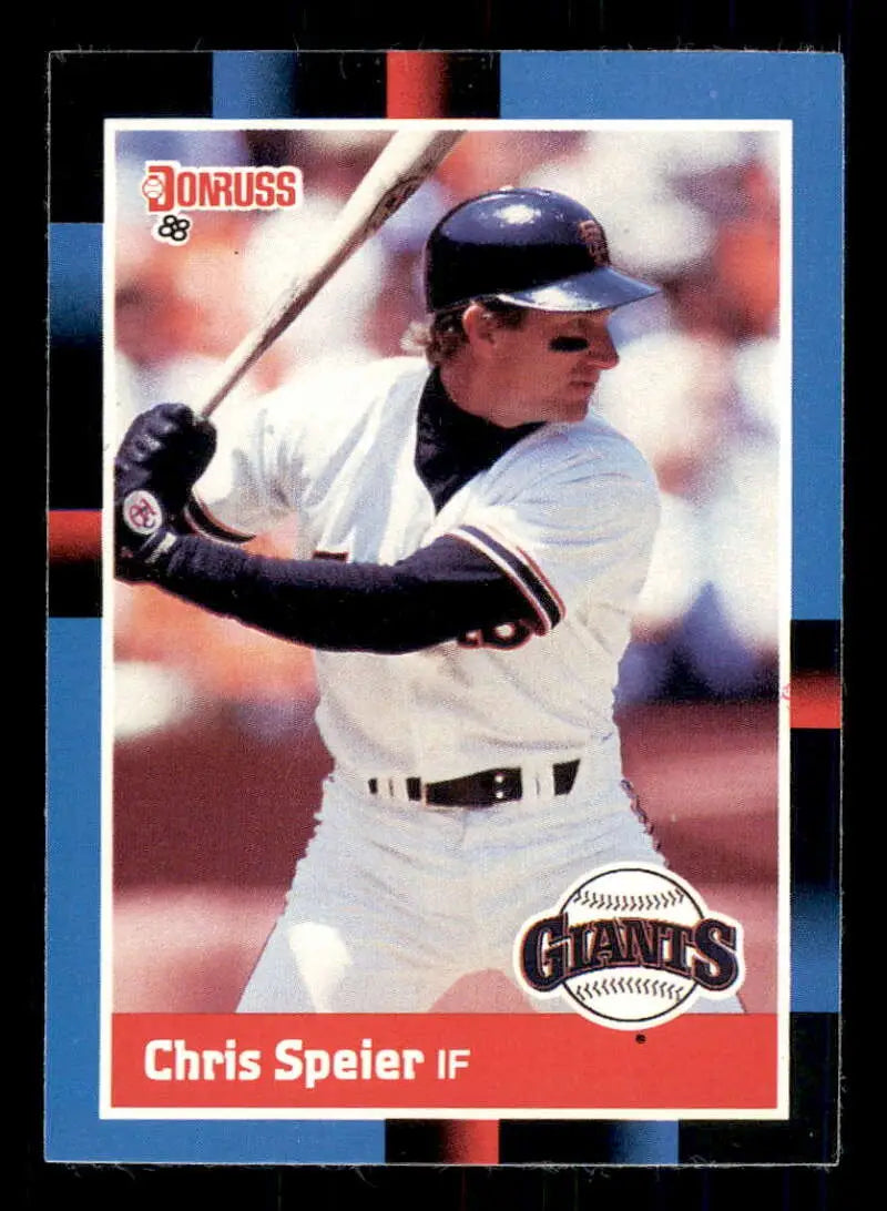 1988 Donruss #239 Chris Speier NM-MT San Francisco Giants Baseball Card - Baseball Card Single