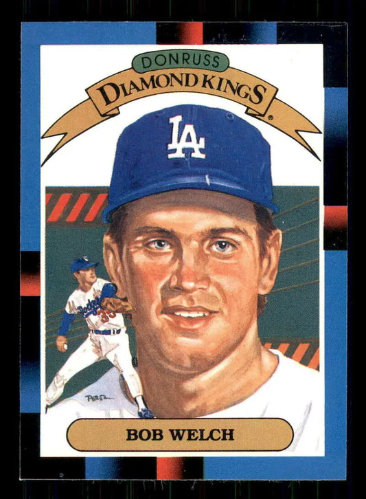 1988 Donruss #24 Bob Welch NM-MT Los Angeles Dodgers Baseball Card - Baseball Card Single