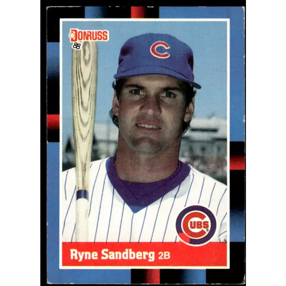 1988 Donruss #242 Ryne Sandberg EX Chicago Cubs Baseball Card