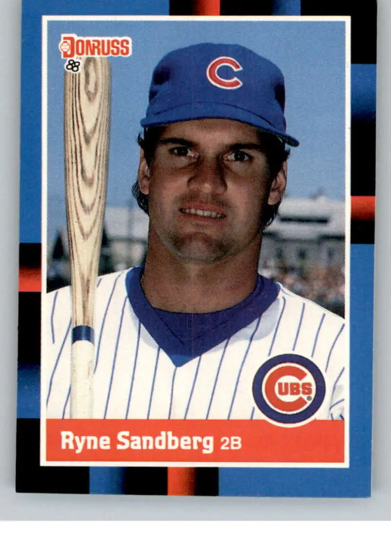 1988 Donruss #242 Ryne Sandberg NM-MT Chicago Cubs Baseball Card - Baseball Card Single